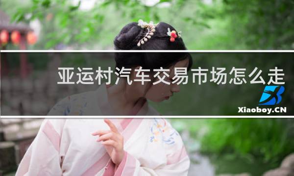 亚运村汽车交易市场怎么走