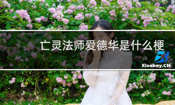 亡灵法师爱德华是什么梗 爱德华为啥叫亡灵法师什么梗