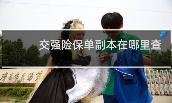 交强险保单副本在哪里查