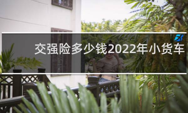 交强险多少钱2022年小货车图片