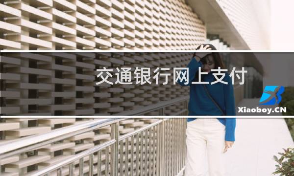 交通银行网上支付图片
