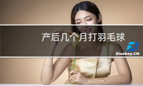 产后几个月打羽毛球