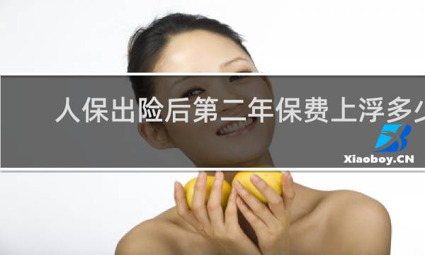 人保出险后第二年保费上浮多少图片
