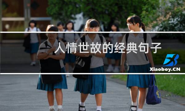 人情世故的经典句子（人情世故的经典句子）图片