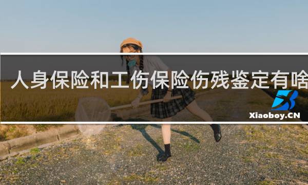 人身保险和工伤保险伤残鉴定有啥区别