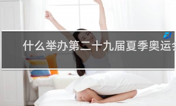 什么举办第二十九届夏季奥运会