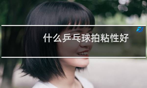 什么乒乓球拍粘性好