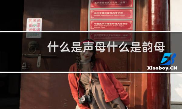 什么是声母什么是韵母怎么区分(什么是声母)