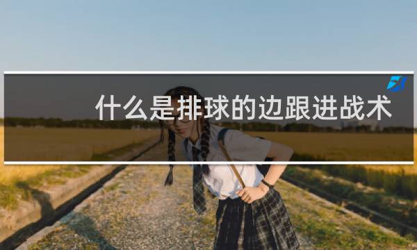 什么是排球的边跟进战术