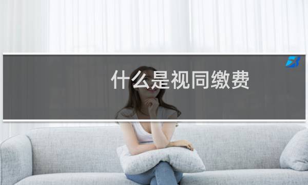 什么是视同缴费（什么是视觉效果）图片