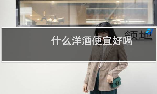 什么洋酒便宜好喝
