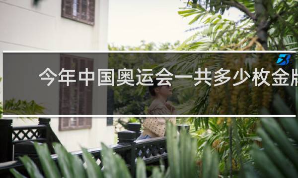 今年中国奥运会一共多少枚金牌