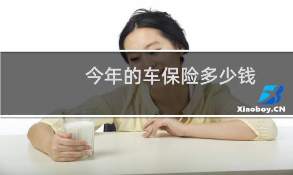 今年的车保险多少钱