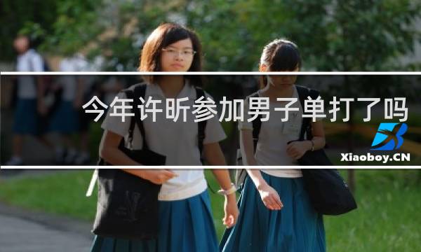 今年许昕参加男子单打了吗