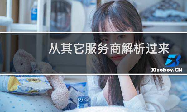 从其它服务商解析过来的域名打不来