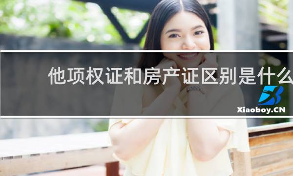 他项权证和房产证区别是什么