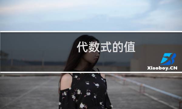 代数式的值图片