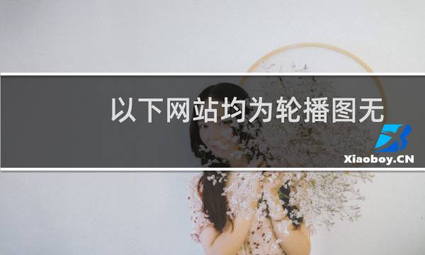 以下网站均为轮播图无法显示