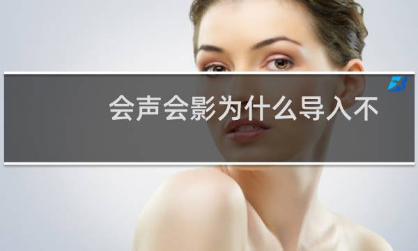 会声会影为什么导入不了swf文件