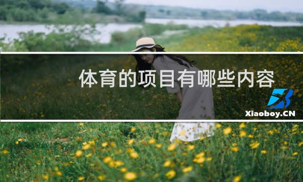 体育的项目有哪些内容