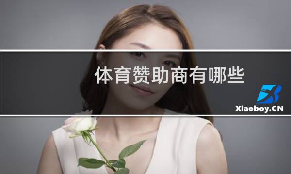 体育赞助商有哪些