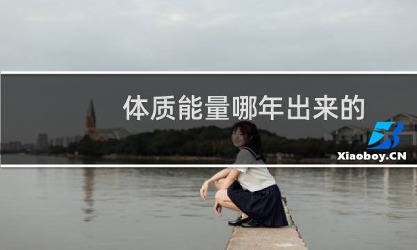 体质能量哪年出来的
