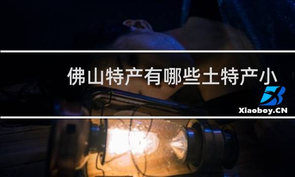 佛山特产有哪些土特产小吃图片
