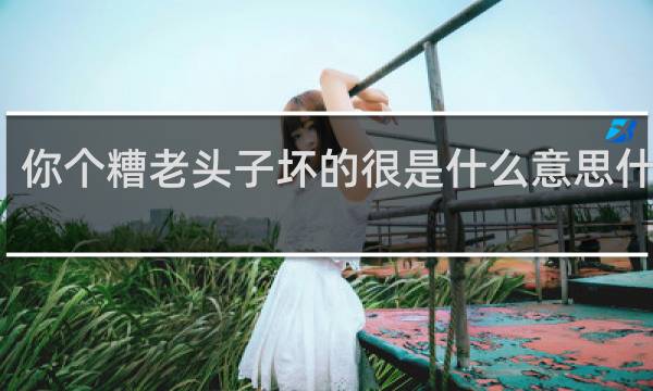 你个糟老头子坏的很是什么意思什么梗