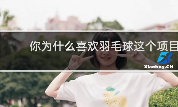 你为什么喜欢羽毛球这个项目