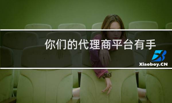 你们的代理商平台有手机版？