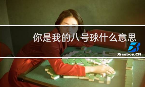 你是我的八号球什么意思