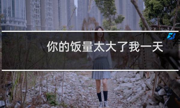 你的饭量太大了我一天都吃不了（你的太大了我吃不下去）