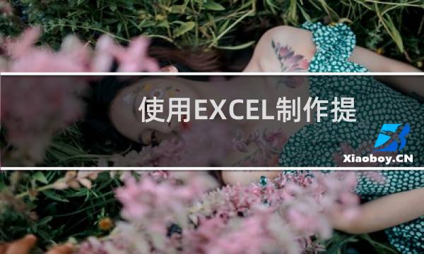 使用EXCEL制作提醒备忘录
