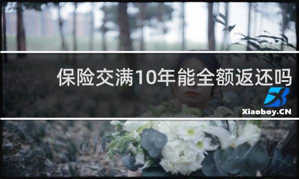 保险交满10年能全额返还吗图片