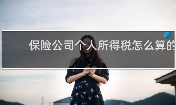 保险公司个人所得税怎么算的
