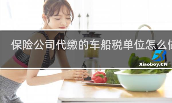 保险公司代缴的车船税单位怎么做账