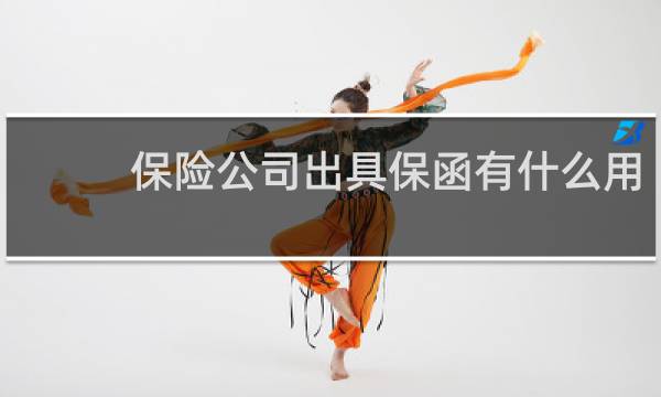 保险公司出具保函有什么用