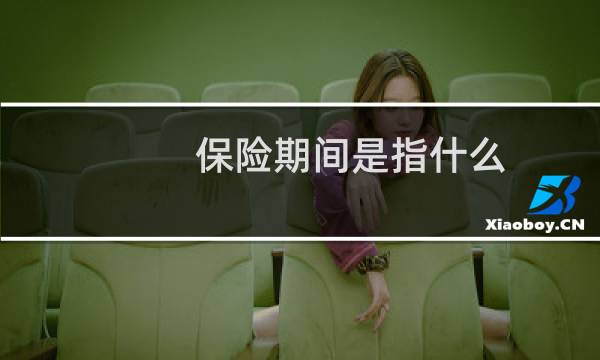 保险期间是指什么