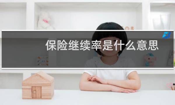 保险继续率是什么意思