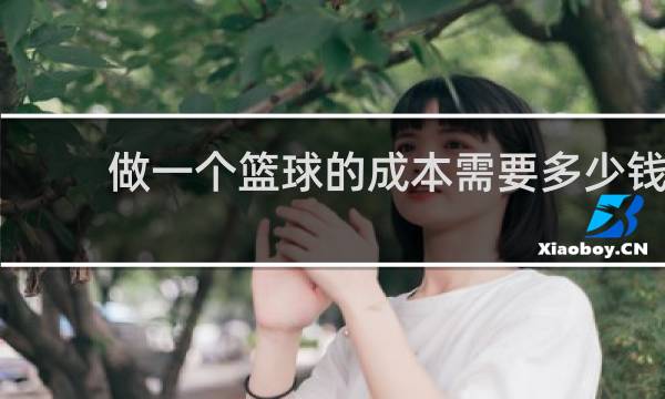 做一个篮球的成本需要多少钱