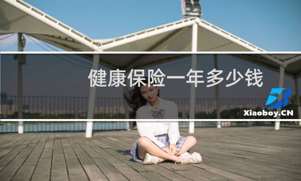 健康保险一年多少钱图片