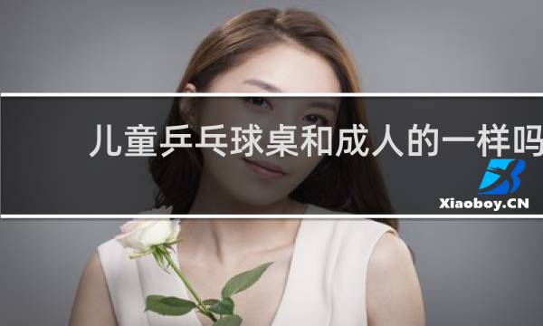 儿童乒乓球桌和成人的一样吗