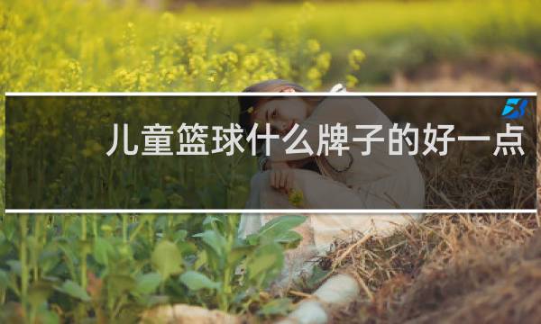 儿童篮球什么牌子的好一点