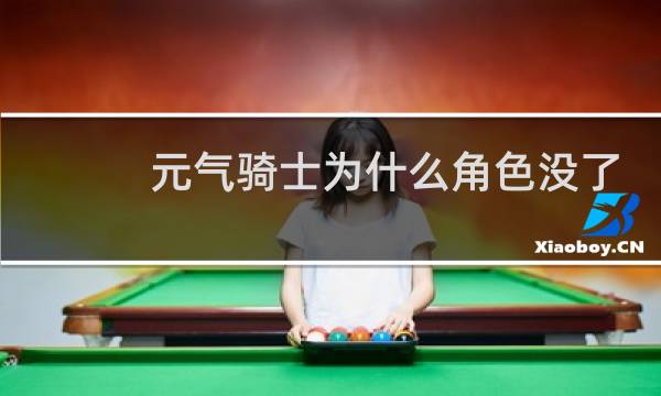 元气骑士为什么角色没了