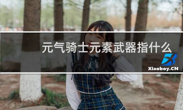 元气骑士元素武器指什么