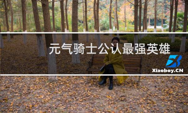 元气骑士公认最强英雄