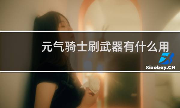 元气骑士刷武器有什么用