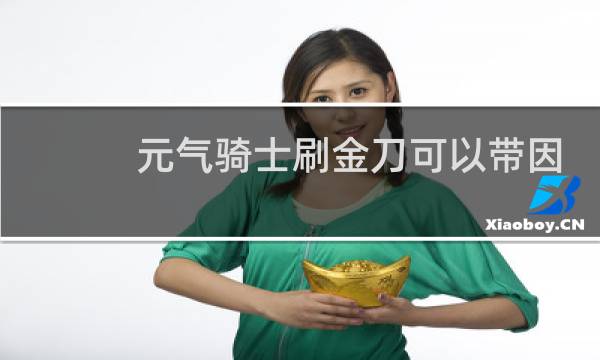 元气骑士刷金刀可以带因子吗