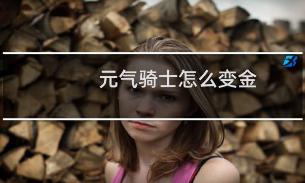 元气骑士怎么变金