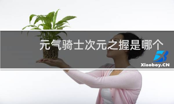 元气骑士次元之握是哪个角色